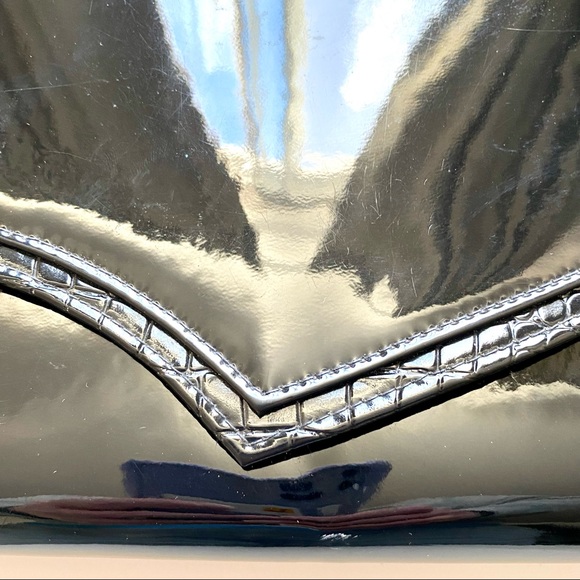 80’s Cabrelli Patent Leather Clutch - Black - Picture 3 of 8